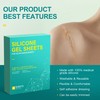 Medical Grade Big Silicone Scar Sheets 6" x 5", 4