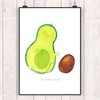 Mr. & Mrs. Panda DIN A3 Poster Avocado Rolls Core