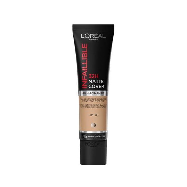 L'Oreal Paris 32H Infaillible Matte Cover 115 Beige, 30ml