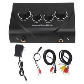 Mini Portable Sound Mixer Karaoke Sound Mixer for Companies Family Gatherings 100‑240V US Plug