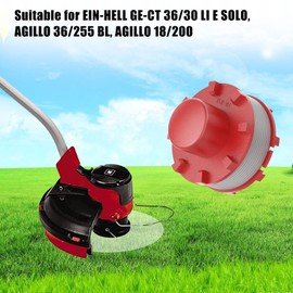 YWNYT Replacement Spool for Einhell GE-CT 36/30 Li E Solo AGILLO 36/255 BL AGILLO 18/200, 2 mm x 8 m Thread Spools Grass Trimmer Accessories, Pack of 4