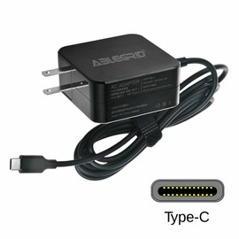 ABLEGRID 65W Type-C AC/DC Adapter For Lenovo X1 Tablet 3rd gen Battery Power Supply Cord