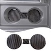 Lcojicep Car Central Control Cup Holder Panel Sticker Compatible with