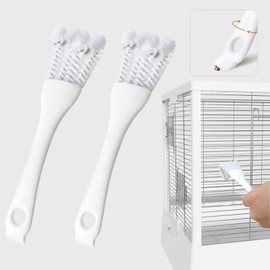 YOOSO WING Bird Cage Cleaner with Long Handle & Shovel – Easy Bird Droppings Removal Brush for Parrot & Pet Cages & Bird Perch – Durable Cage Cleaning Tool & Accessory (1)