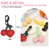 sourcing map Cute Cherry Bag Charm for Women, Cherry Leather