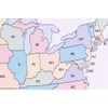 Student Lapboard with USA Map and State Names, 11" x
