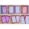 Handmade Set of 2 Dashboards MONTH GRID To Do List