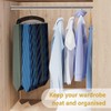 Upgraded Tie Rack Tie Hanger 24 Hooks Wooden Tie Organizer,