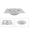 Aracombie 2PCS Square Shower Drain, 4 Inch SUS 304 Stainless