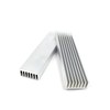 4pcs 100*25*10mm heat sink aluminum