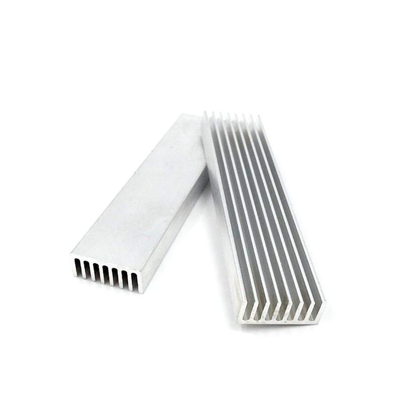 4pcs 100*25*10mm heat sink aluminum