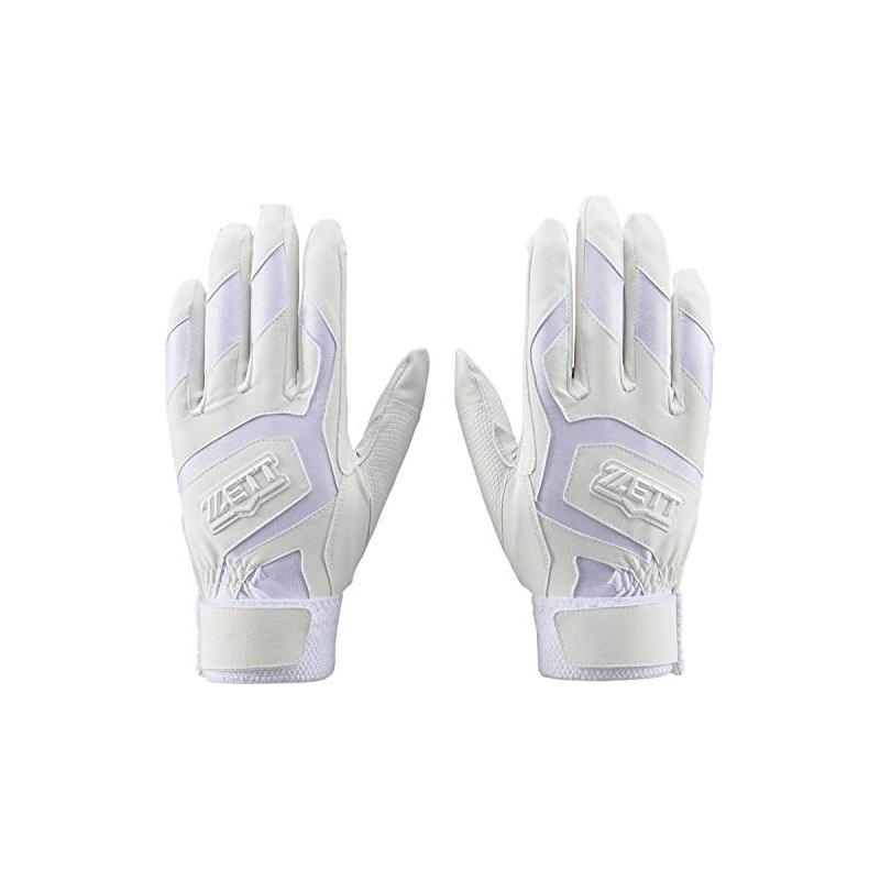 ZETT BG578HS (1100) White Batting Gloves, For Both Hands, High