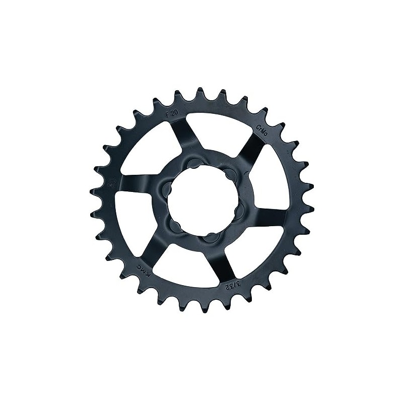 Shimano Unisex - Adult Kmc Bicycle Chainrings, Silver, 1/2" x