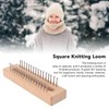 Knitting Loom Wooden Square Knitting Board DIY Craft Weaving Tool