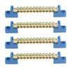 Quluxe Terminal Bus Bar Terminal Block Brass Wire Screw Terminal,