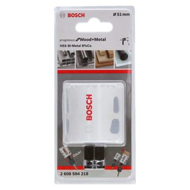 Bosch Professional Hole Saw Progressor for Wood & Metal (Wood and Metal, Ø 51 mm, Drill accessories)