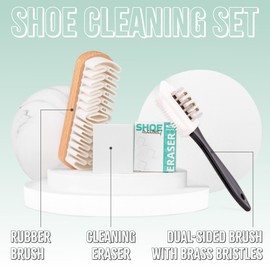 SULPO Suede Care Brush - Shoe Brush with Brass Bristles for Nubuck, Velour and Suede Leather