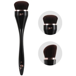 ACMEBEAUTY Angled Foundation Brush for Liquid Cream Blending, Black, 1Pcs