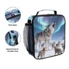 Wolf Aurora Lunch Box Insulated Lunch Bag Prep Kids Cooler