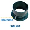 French Drain Man Pop Up Drainage Emitter for Downspouts, Yard