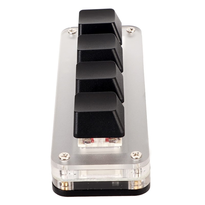 Programmable Macro Keyboard, Mechanical Gaming Macro Keyboard with Customized Knobs,