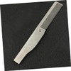 IWOWHERO Stainless Steel Folding Beard Comb for Men Hairdressing Tool