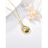 Zhi Kexin Mustard Seed Mountain Necklace for Women Gold Plated