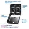 Tork OptiServe 4-Roll Coreless Toilet Paper Dispenser Black T7/T5, Vertical