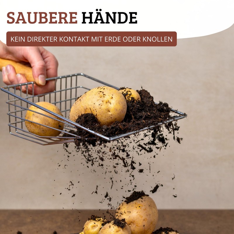 Westmark Potato Scoop - High Quality Vegetable Scoop for Harvesting
