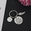 Eilygen Sympathy Gifts Those We Love Don't Go Away Keychain