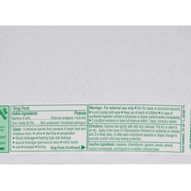 Calmoseptine Moisture Barrier Ointment, Skin Protectant Cream, 2.5 oz Jar, 0799-0001-03 (12 Count)