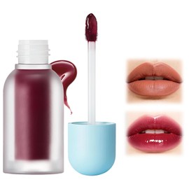 Lip Oil, Labios Carnosos, Bálsamo Labial, Imprescindible de Viaje Bálsamo Labial Hidratante, Adecuado Para Hidratar y Prevenir La Sequedad y El Agrietamiento (Plum Jam)