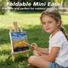 2 Pack Mini Easel Stand 19x28CM Adjustable Tabletop Easel Art