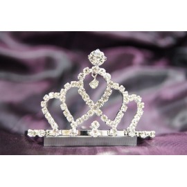 Beautiful Bridal Wedding Tiara Crown With Leaf Crystal Party Accessories DH14857