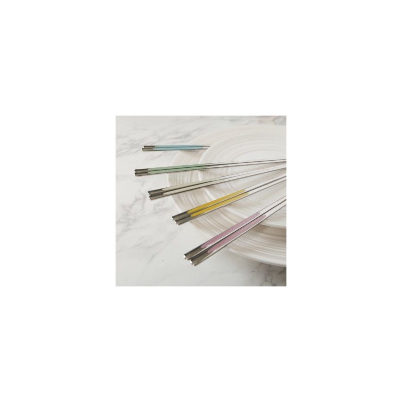Golden Bell Gloria five-color ceramic cutlery set for 5 people