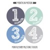 Months in Motion Monthly Label for Boy - Milestone Sticker