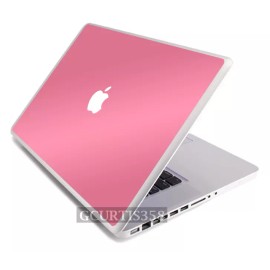 Unbranded/Generic PINK Vinyl Lid Skin Cover Decal fits Apple Original Macbook 13" Laptop