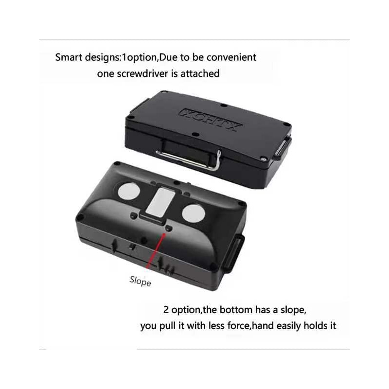 1PK Black Magnetic Key Holder Under Car Vehicle Truck,Hide A