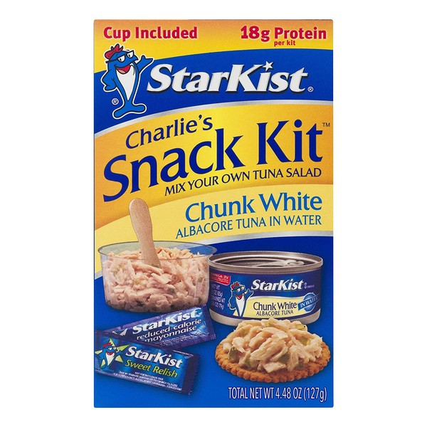 StarKist Charlie's Snack Kit Chunk White Tuna in Water - (Pack of 12)