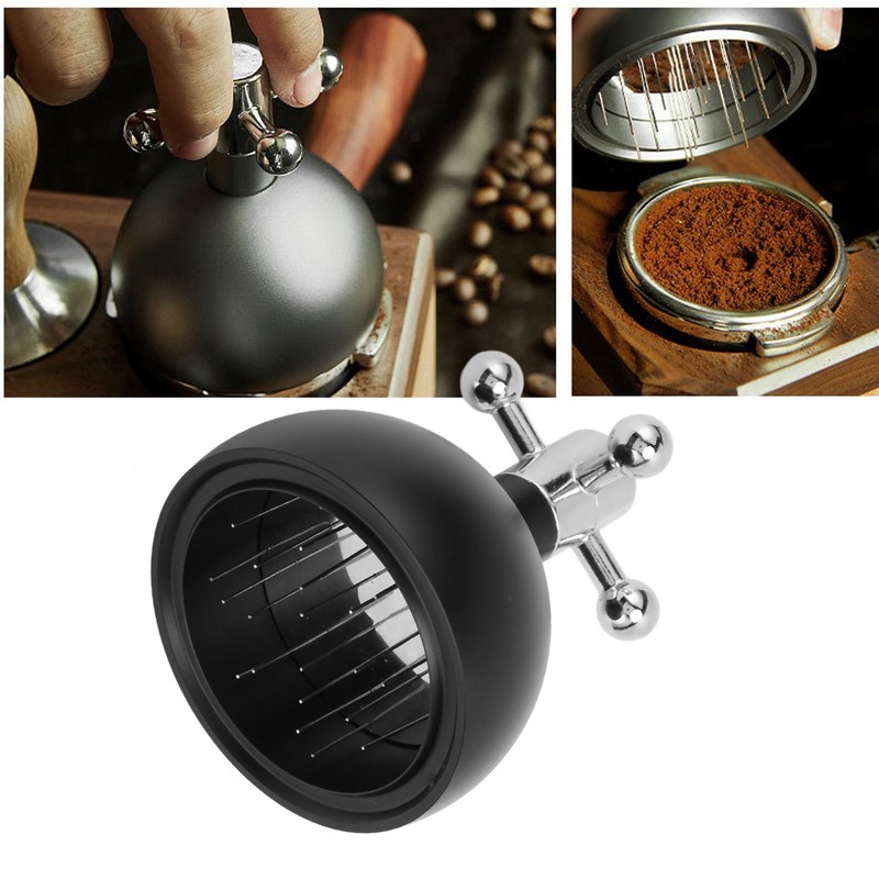 Black Coffee Powder Needle Type Distributor Double Bearing Rotation Coffee