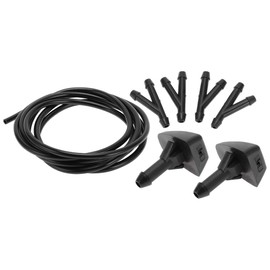 TUCKBOLD Windshield Washer Nozzle for Volvo V50 2006-2010 Durable No.30655605 | Front Windshield Spray Nozzles Wiper Spray Washer Jet Black Plastic 1 Set