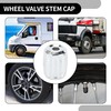Partuto 1 Set 14x11MM Universal Reifenventilkappen - Auto Radventilkappe Anti-Crash-Ventildeckel