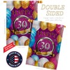 Breeze Decor Happy 30th Anniversary House Flag Celebration Couple Married