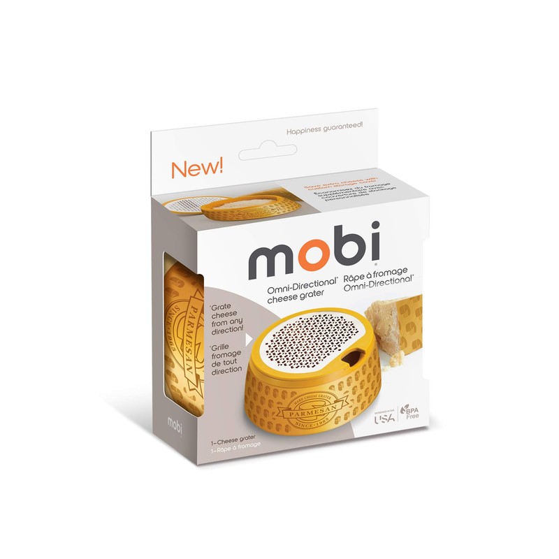 MOBI Parmesan Cheese Wheel Grater and Storage, 7-inches