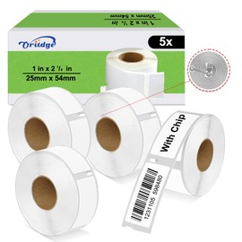 Oritdge Large Address Labels 25mm x 54mm with Dymo S0722520 11352, 4 Rolls of 500 Labels Compatible with DYMO Labelwriter 550 5XL Labelwriter 450 4XL
