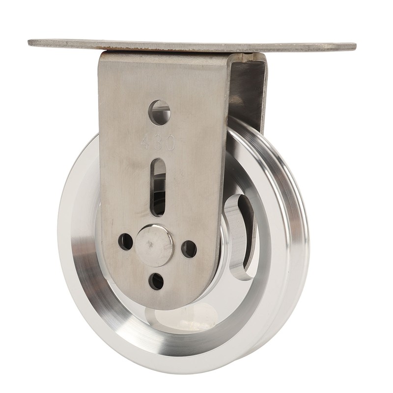 Gym Pulley Blocks Wall Mount Fixed Pulley Wheel Rotation 360