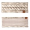 Hatromm Winter Headbands for Women Wool 2 Pack, Ear Warmers