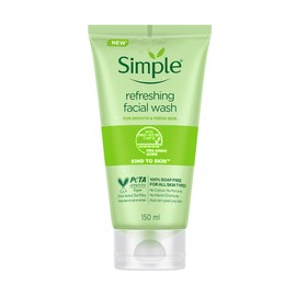Simple Kind to Skin Refreshing Facial Wash Gel ,150 ml (5 Ounce)