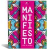 DREAMCO SUPPLIES: Libro Colorear Mandalas Antiestrés - Manifiesto - Paz
