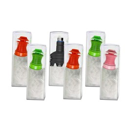 VOOZR Storage bag supporting valve 3 colors 6 pieces, 31.5 Inch, PINK GREEN ORANGE, VOLCAN001